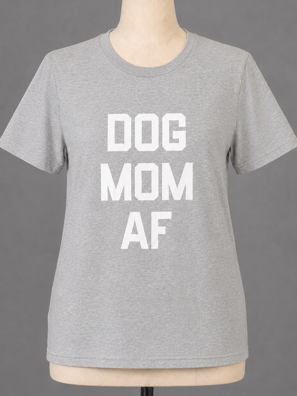 DOG MOM AF Soft Style Ring Spun Tee Shirt